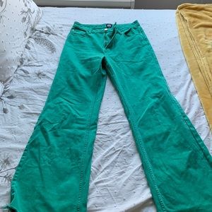 Urban Outfitters Blue/Green Wide Leg Jean